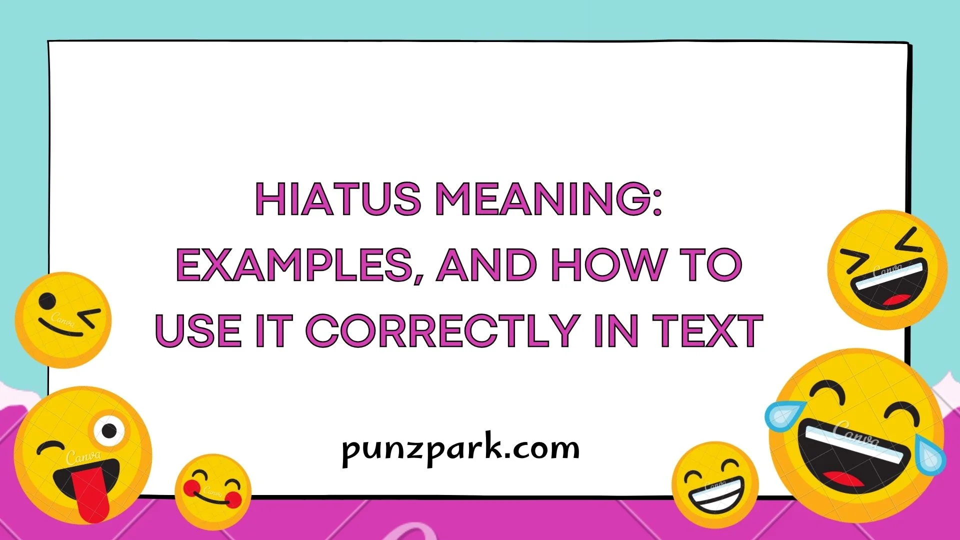 Hiatus Meaning
