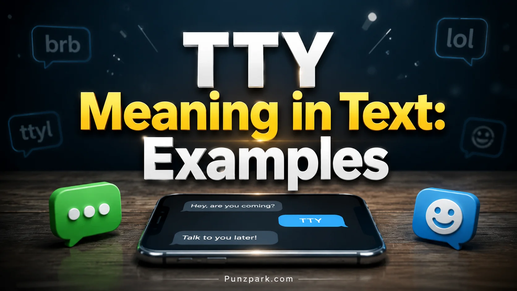 TTY Meaning in Text