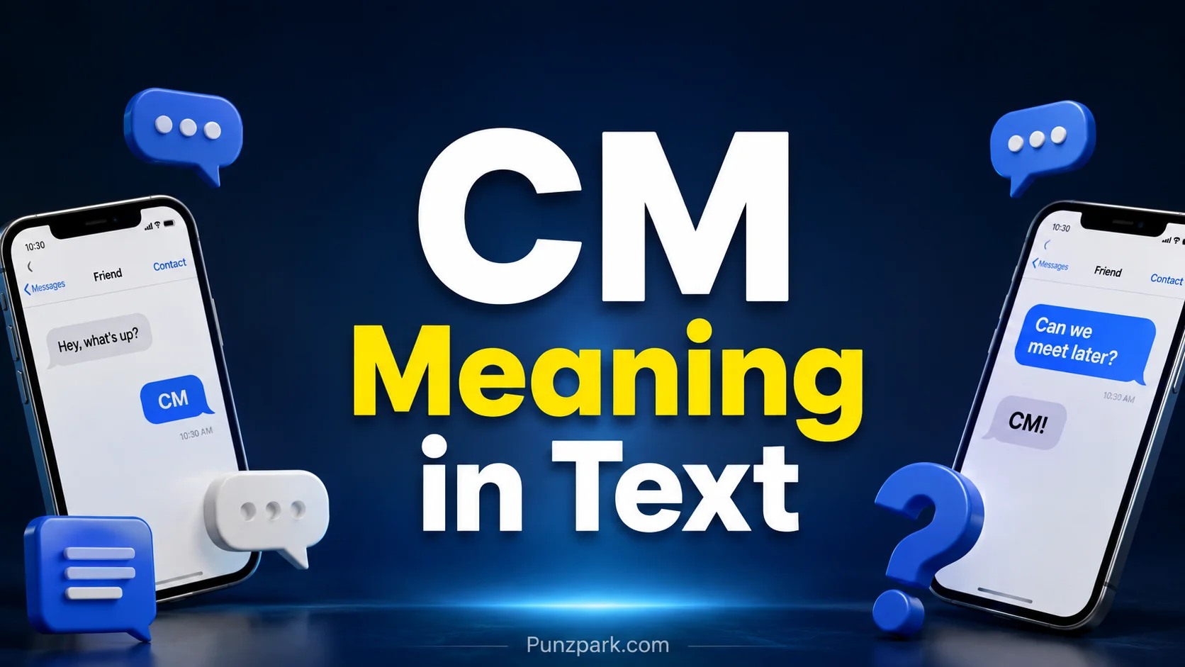CM Meaning in Text