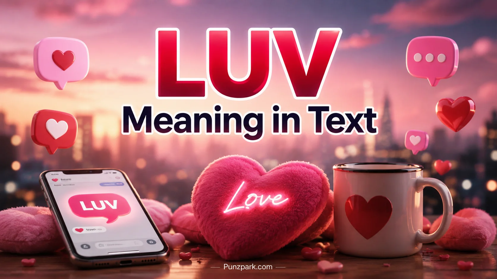 LUV Meaning in Text