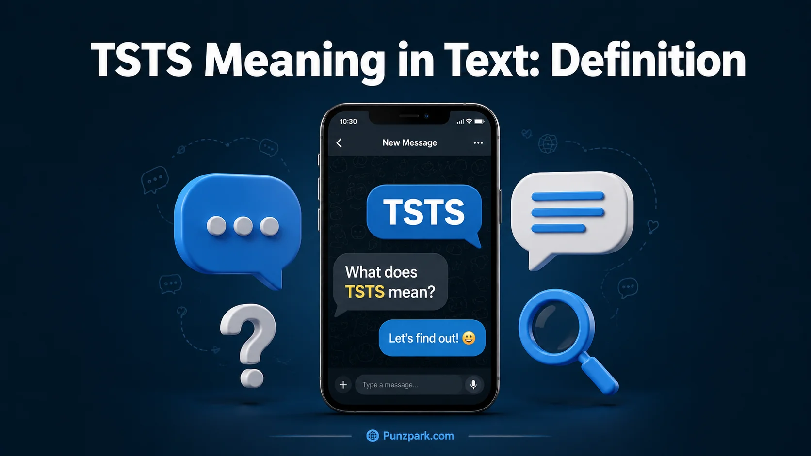 TSTS Meaning in Text
