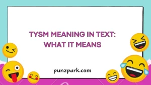 TYSM Meaning in Tex